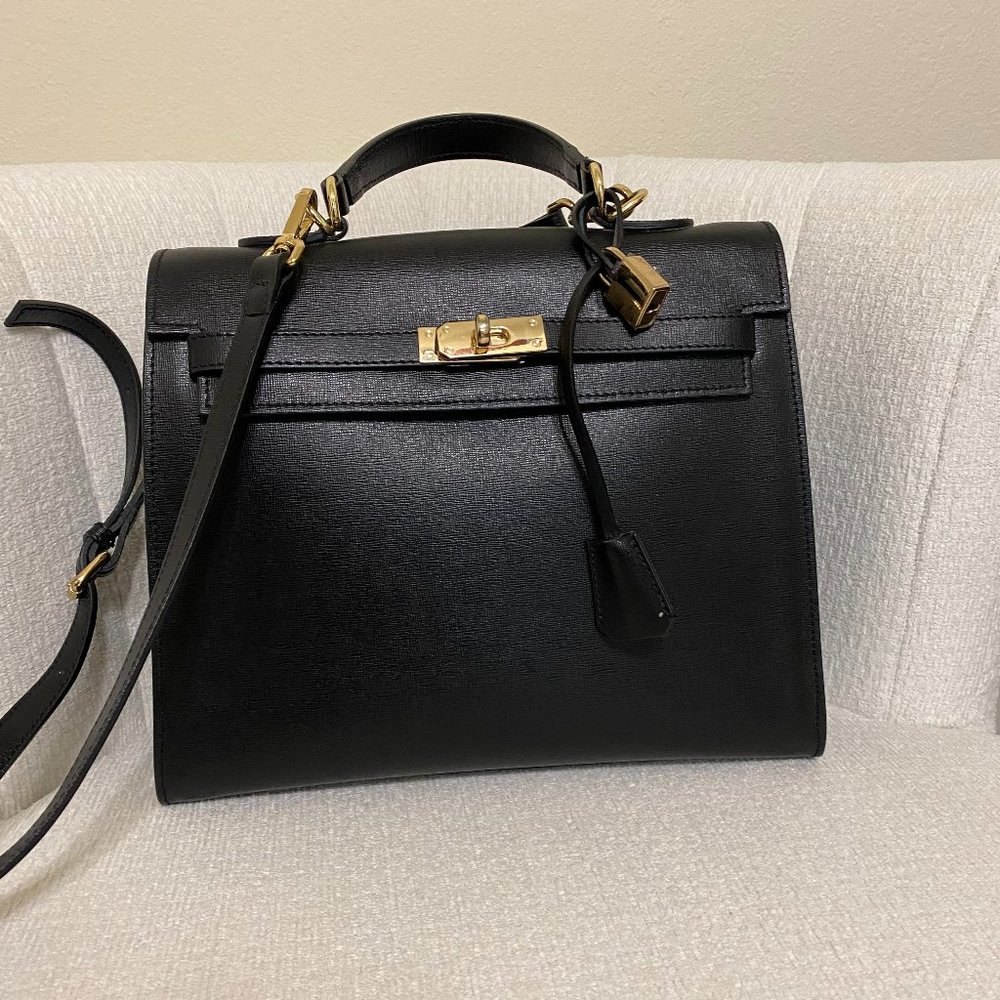 Black Top Handle Bag Fashion drug